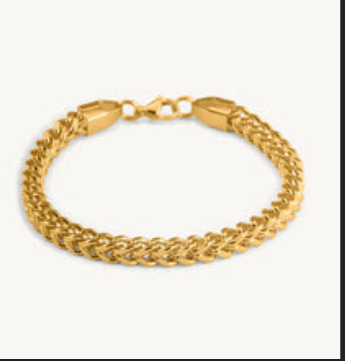 Customer photo review of Flat Wire Bangle Bracelet