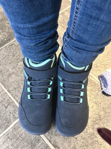 Customer photo review of Kid's Hazel - Barefoot Shoes