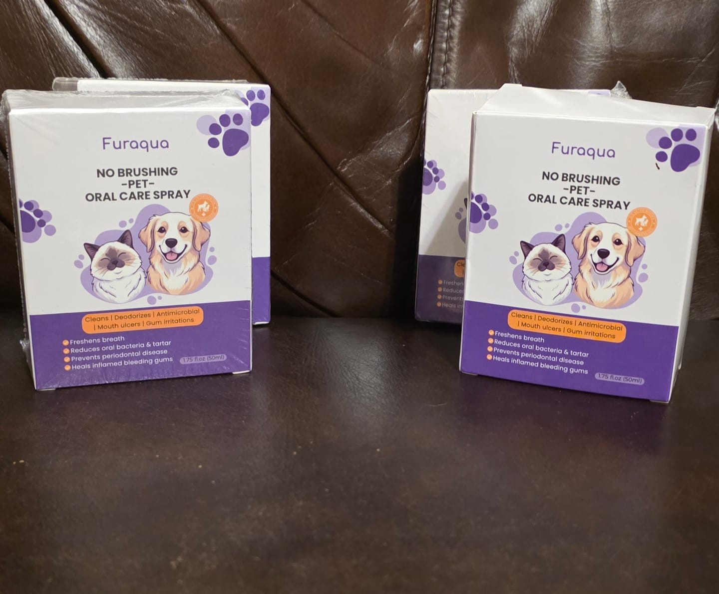 Customer photo review of Pet Dental Spray by Furaqua || Veterinarian Recommended 🏆