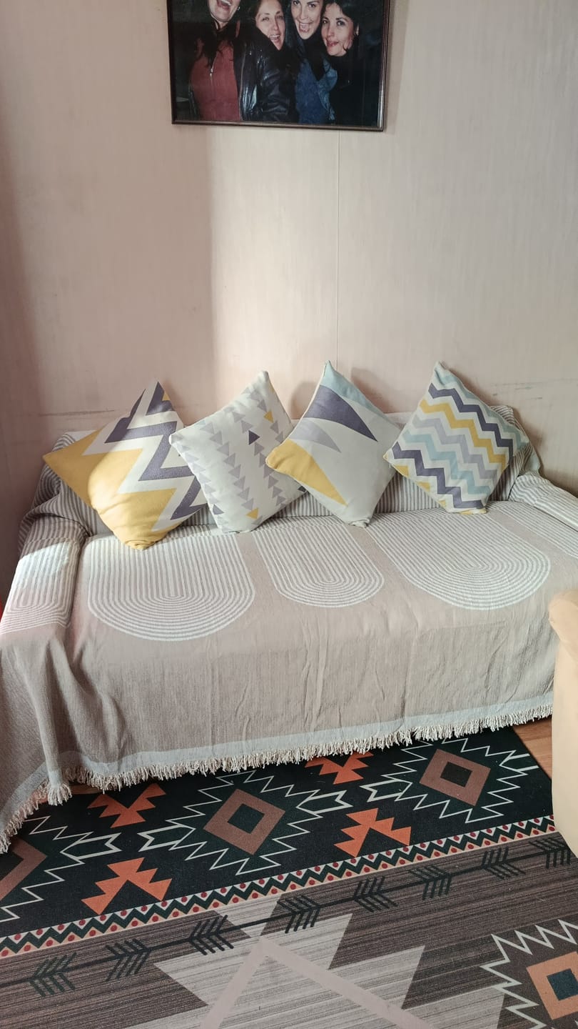 Customer photo review of Manta Acogedora para Sofá – Diseño Moderno y Natural Wakeshome