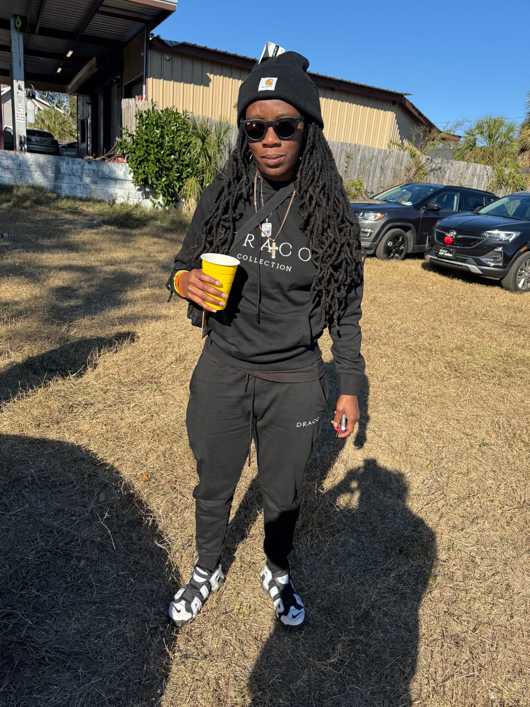 Customer photo review of Draco Collection Sweatsuits