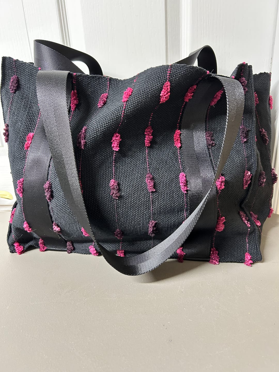 Customer photo review of Black - Nylon Herringbone Webbing