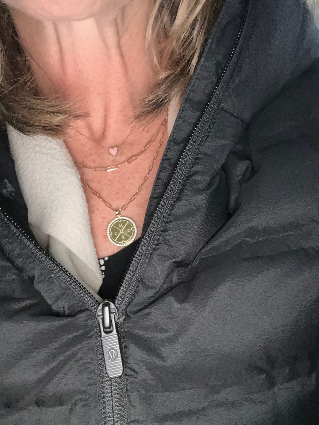 Customer photo review of Engravable Compass With Stones