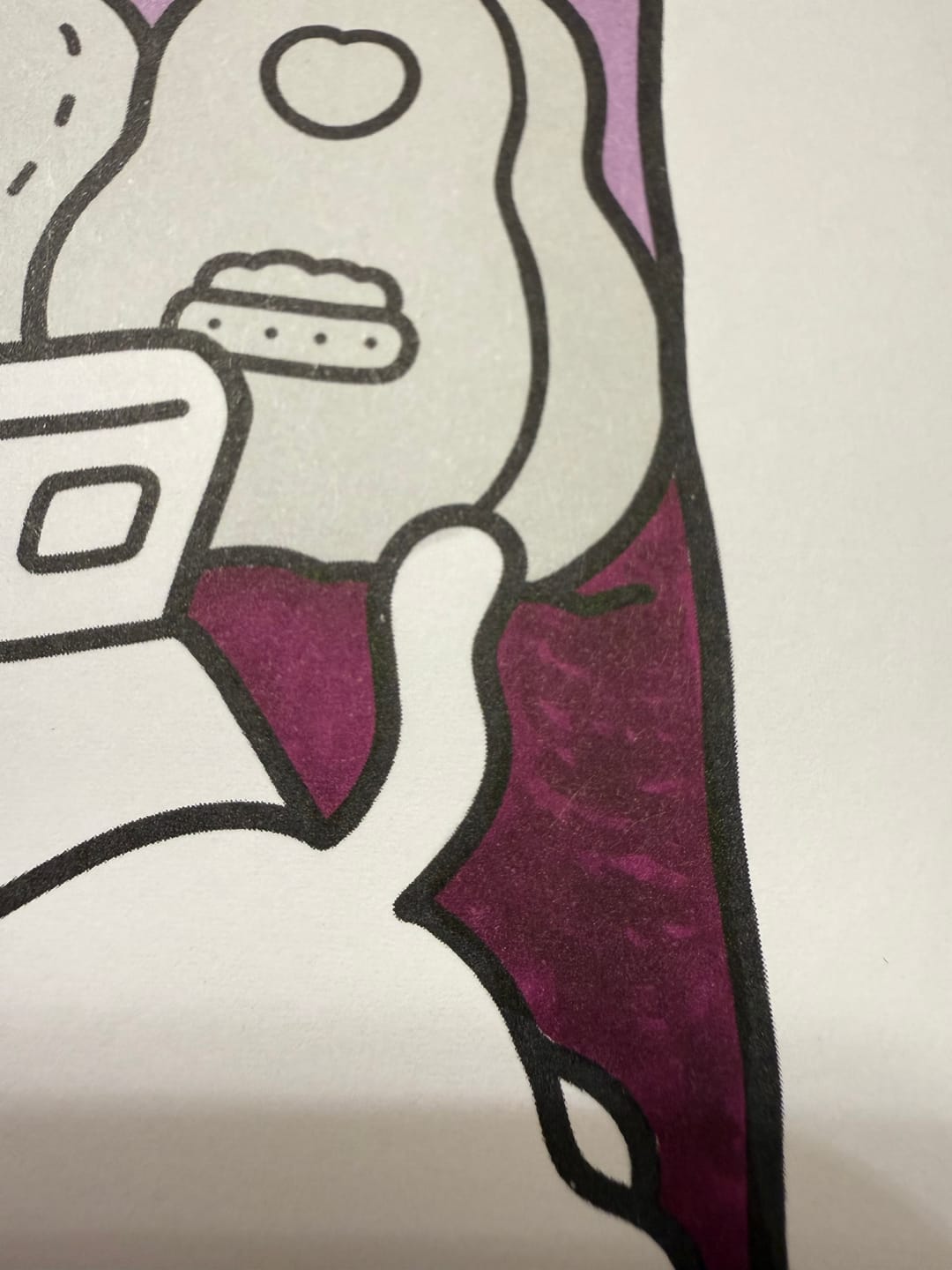 Customer photo review of Ohuhu Honolulu Plus Series Supreme Rubber Brush Tip Markers