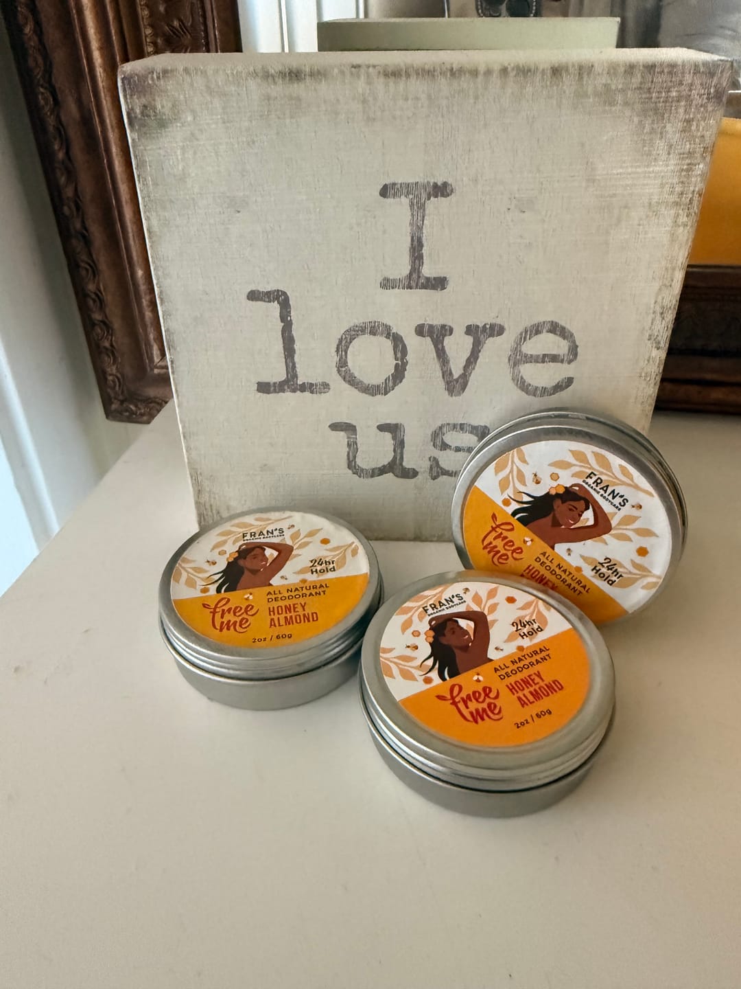 Customer photo review of FreeMe All Natural Deodorant