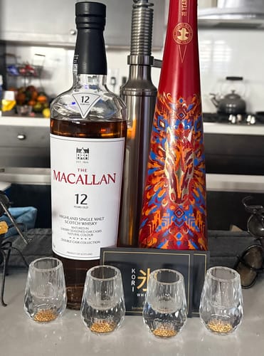 Customer photo review of Kin – Japanese Gold Foil Glass (1+1 Free)