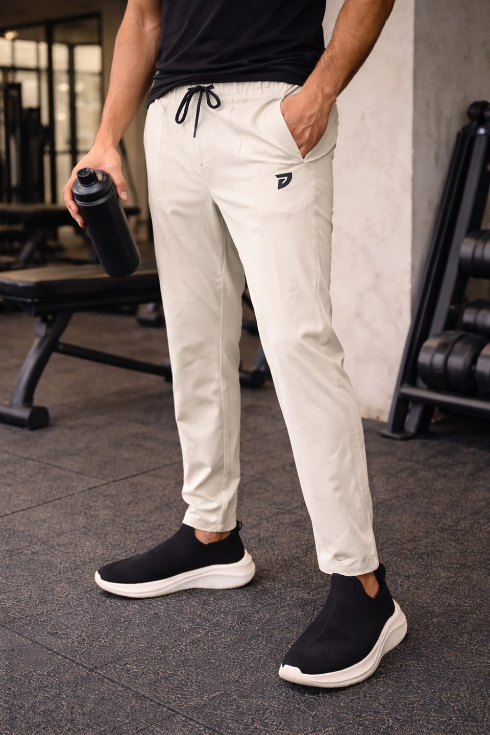 Customer photo review of KA53 All Day Trackpant  Summit White