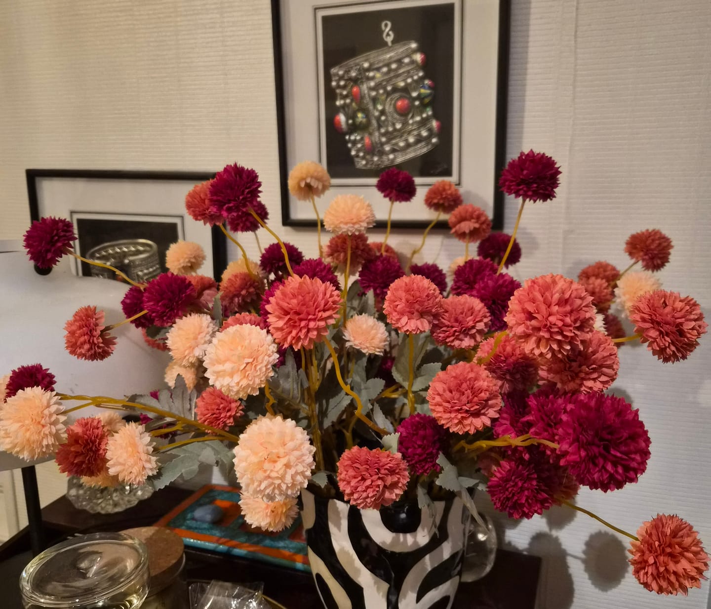 Customer photo review of Fleurs de Kiku - Mélange (20 tiges/ 100 pompons)