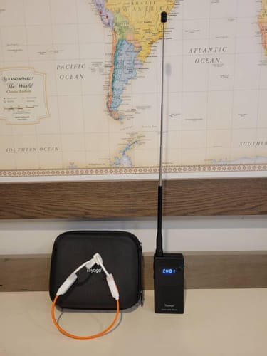 Customer photo review of For the Coach-Tayogo T6 + W25 Wireless Swim Coach Communication System