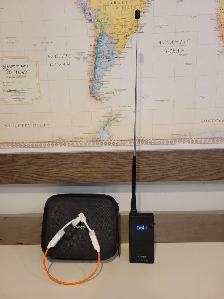 Customer photo review of For the Coach-Tayogo T6 + W25 Wireless Swim Coach Communication System