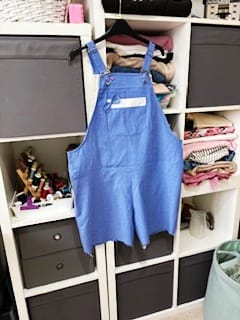 Customer photo review of Plain Blue Chambray Denim Fabric