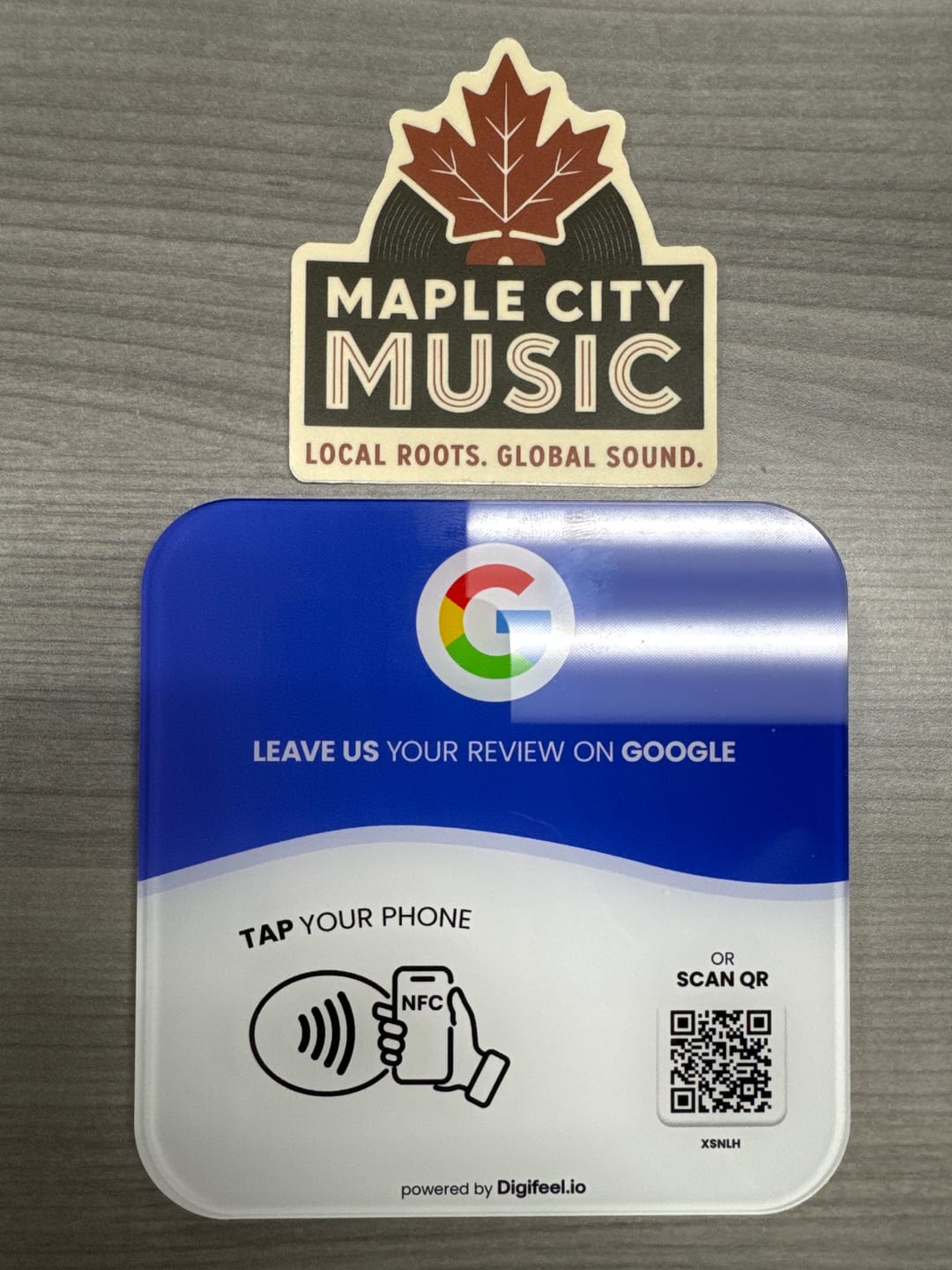 Customer photo review of Google Reviews - Plate