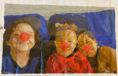 Customer photo review of Custom Portrait Paint By Numbers