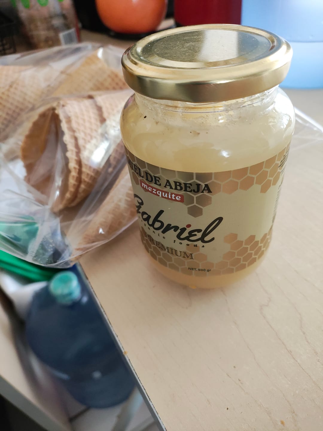 Customer photo review of Miel de Abeja 100% Pura de Flor de Mezquite (500 g)