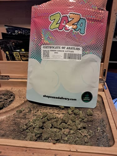 Customer photo review of Green Crack - 28 Grams Littles - Sativa