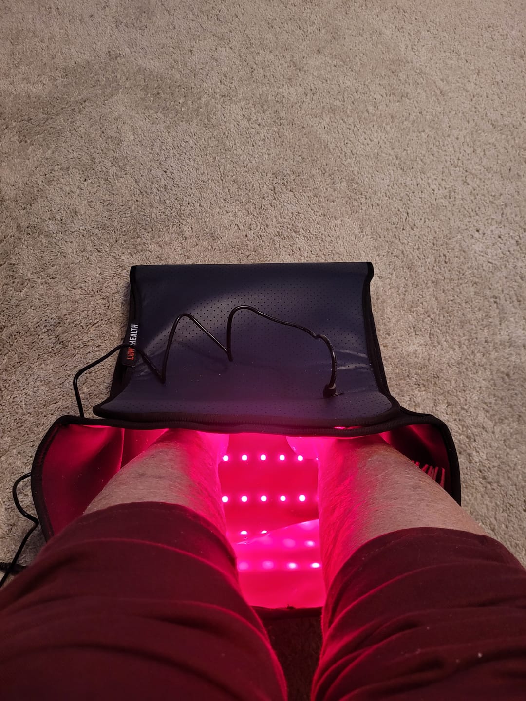 Customer photo review of LUMYHEALTH™ Red Light Therapy Boot for Feet