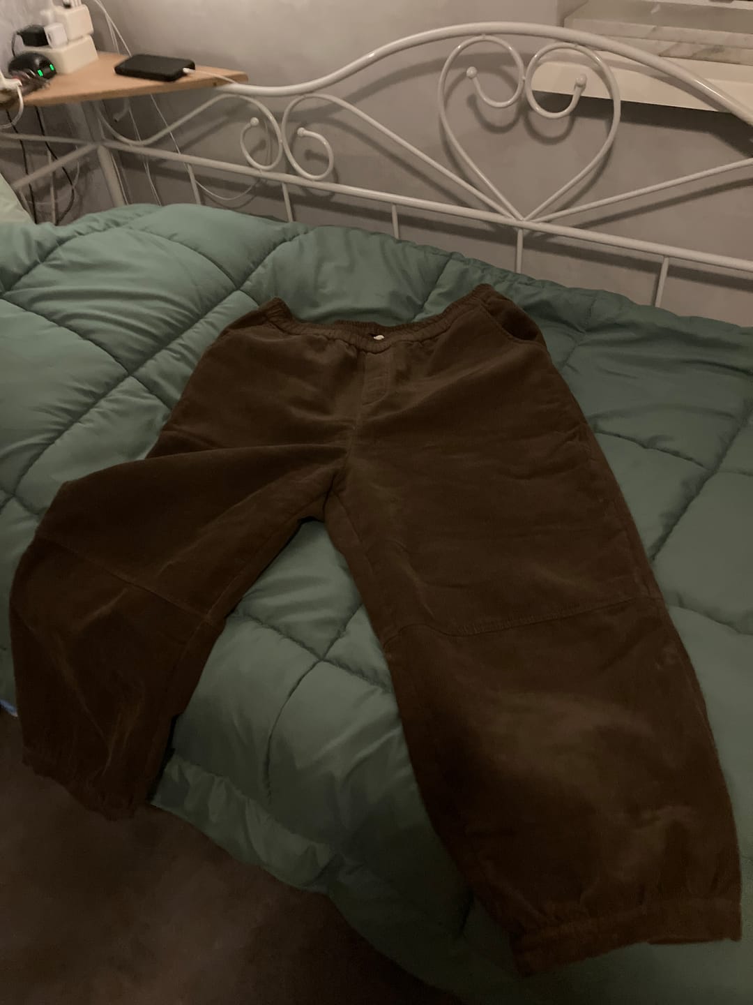 Customer photo review of Plus Size Women Casual Solid Loose Fleece-lined Pants