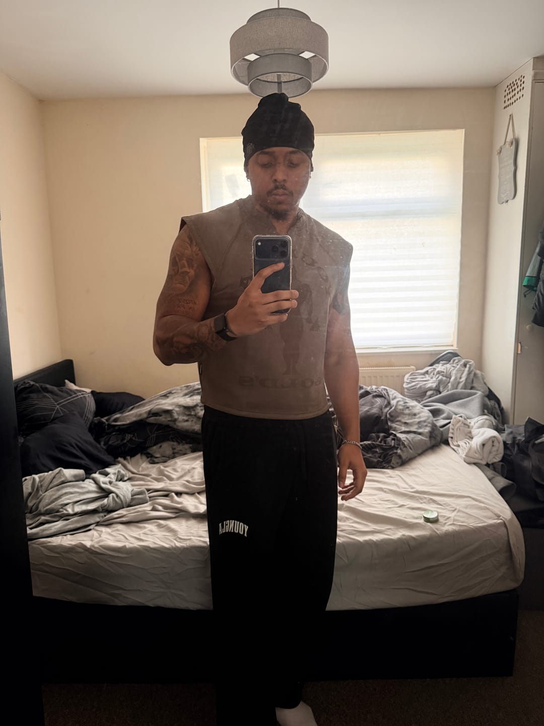 Customer photo review of 5097 - Gold's Iron Legacy Shadow Cut-Offs