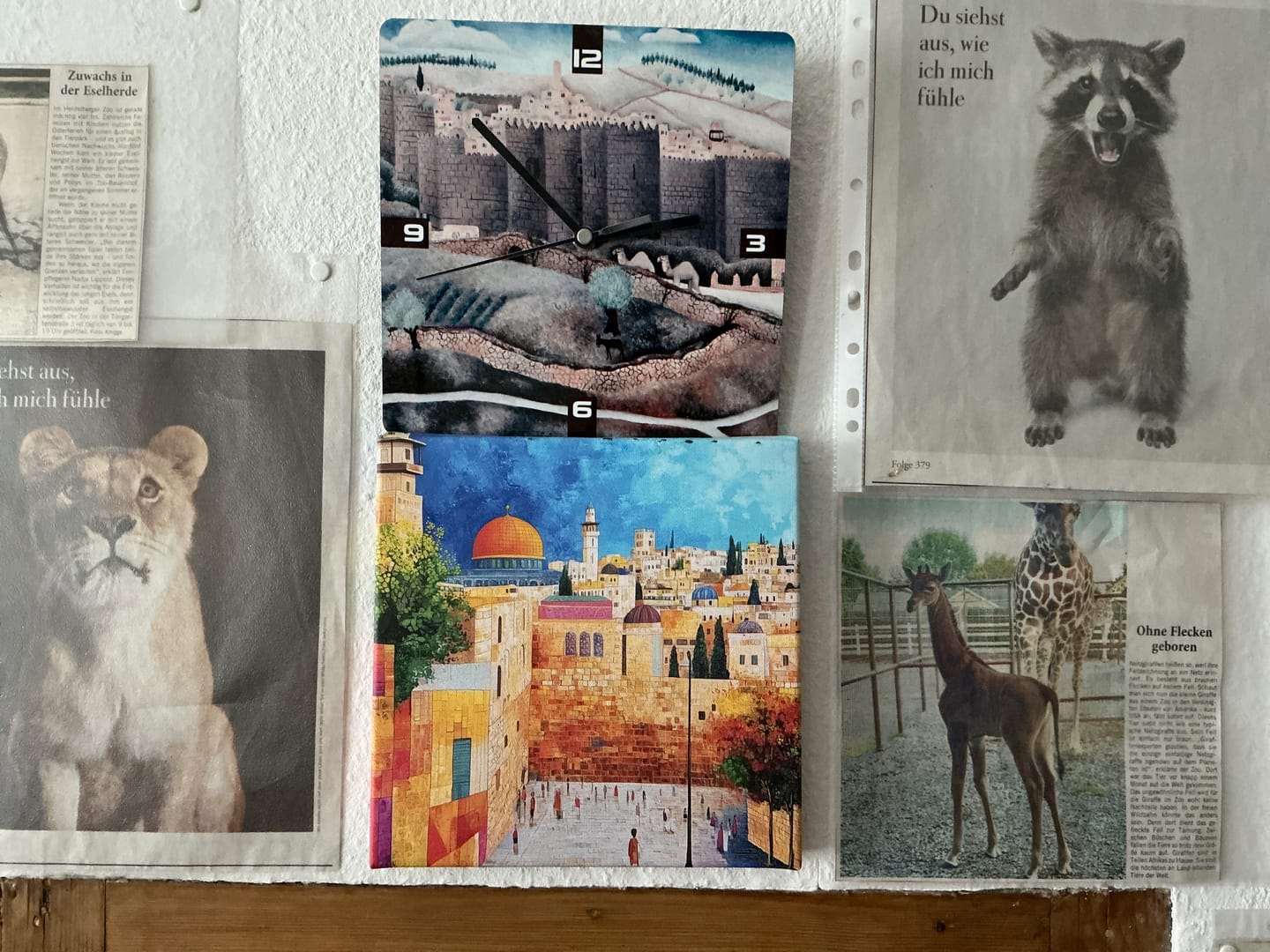 Customer photo review of Path of Faith: Jerusalem Wall Canvas Print