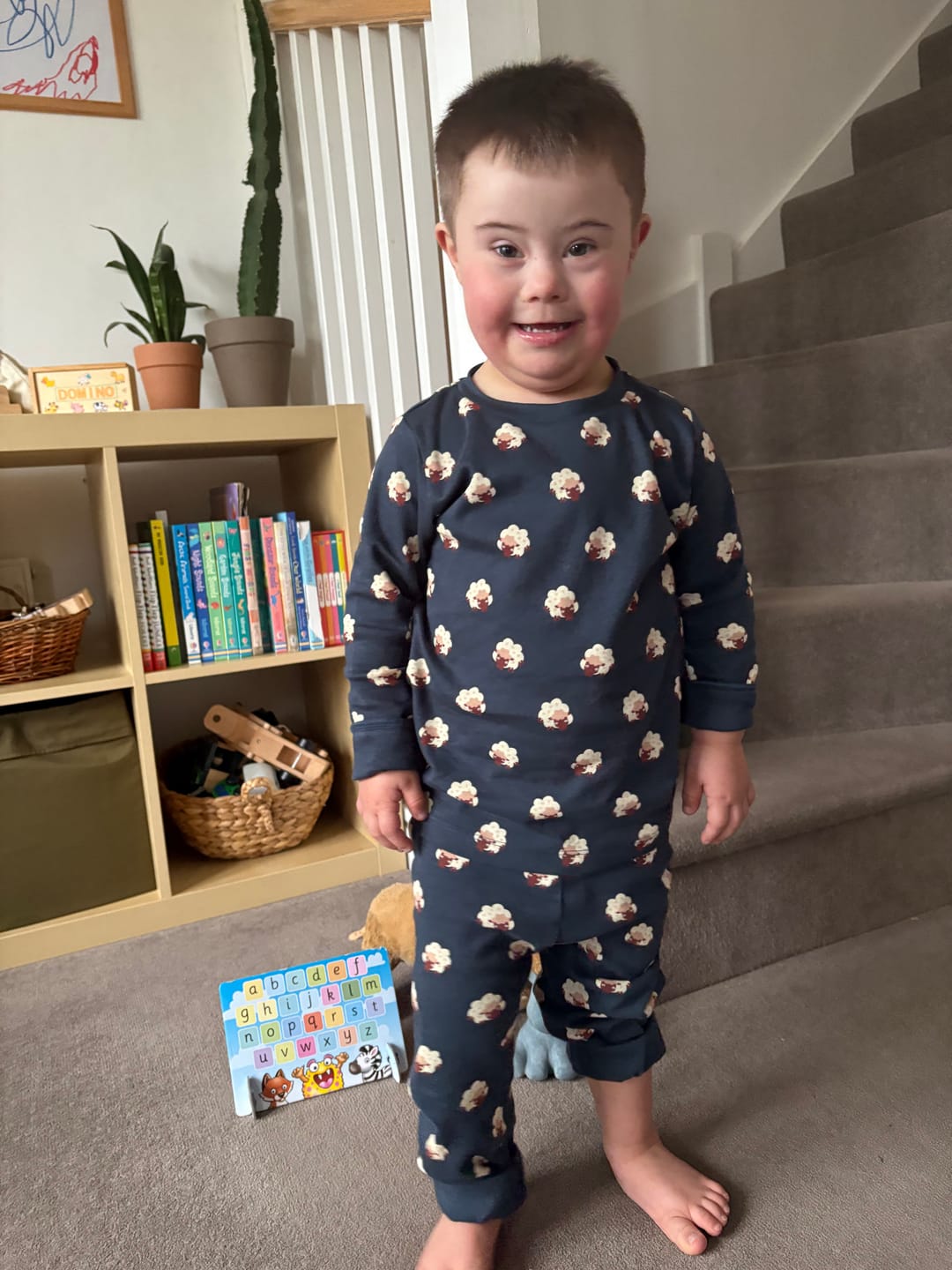 Customer photo review of Sleeping Sheep Organic Pyjamas
