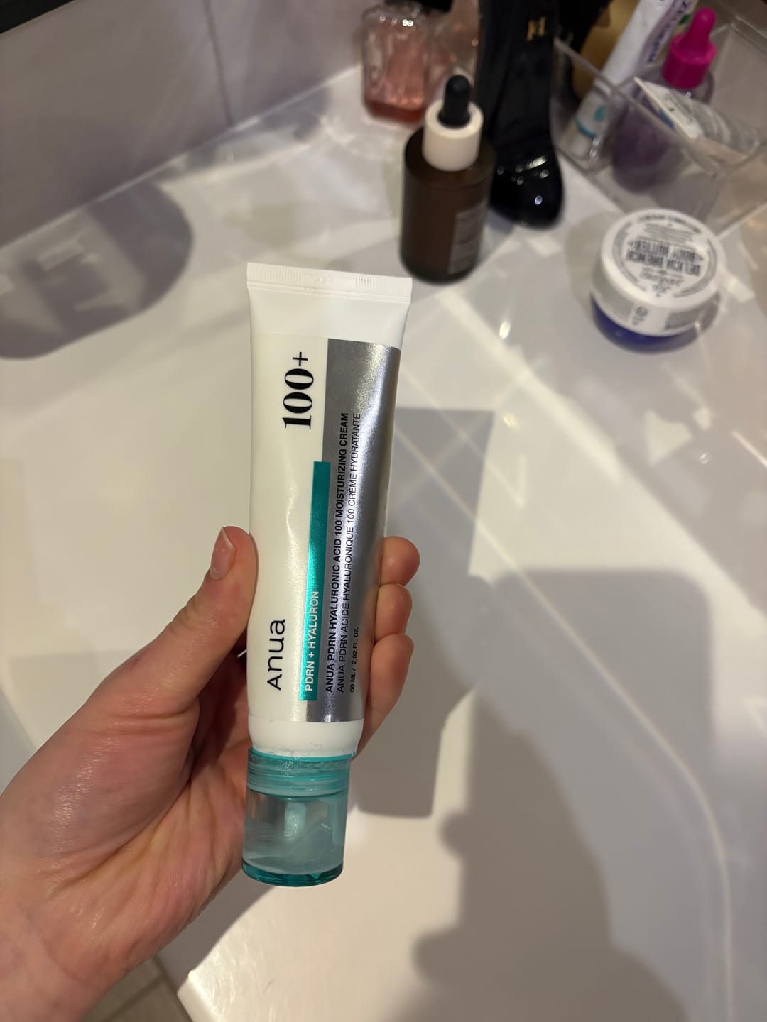 Customer photo review of Mitrinošs krēms ar PDRN un hialuronskābi Anua PDRN Hyaluronic Acid 100 Moisturizing Cream