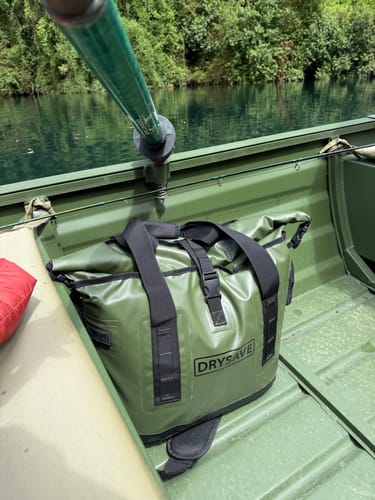 Customer photo review of Soft Cooler 25 litros - 100% Waterproof - Drysave - Verde