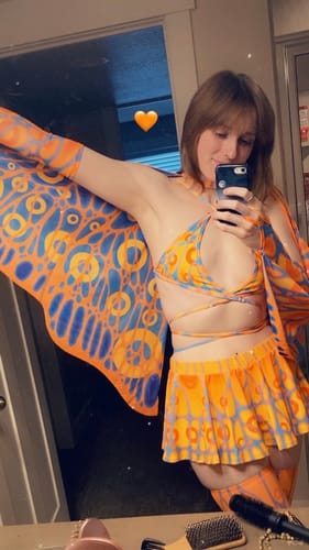 Customer photo review of Fluttering Heights Wings