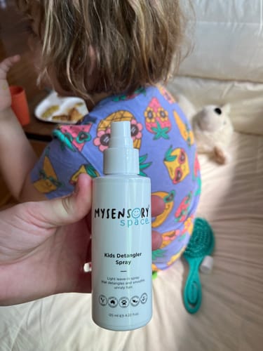 Customer photo review of My Sensory Space Detangling Spray