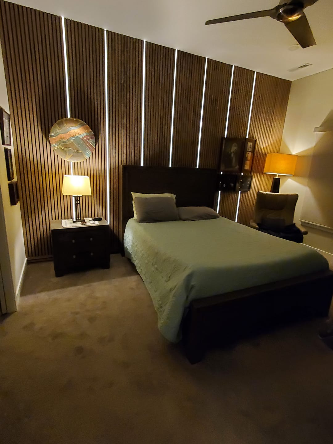 Customer photo review of Luxe LED™ Slat Wall Light Kit