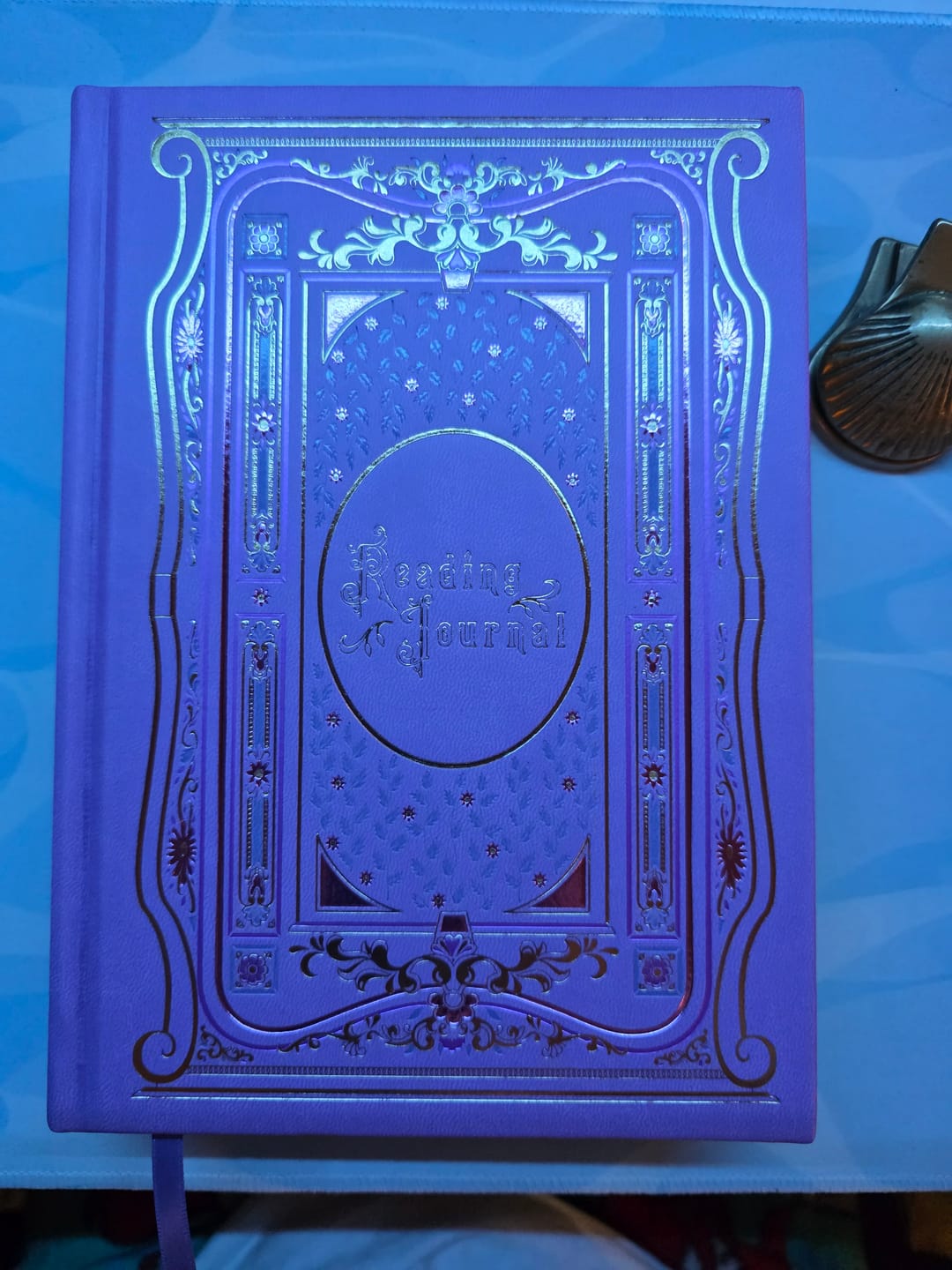 Customer photo review of Reading Journal - Wisteria