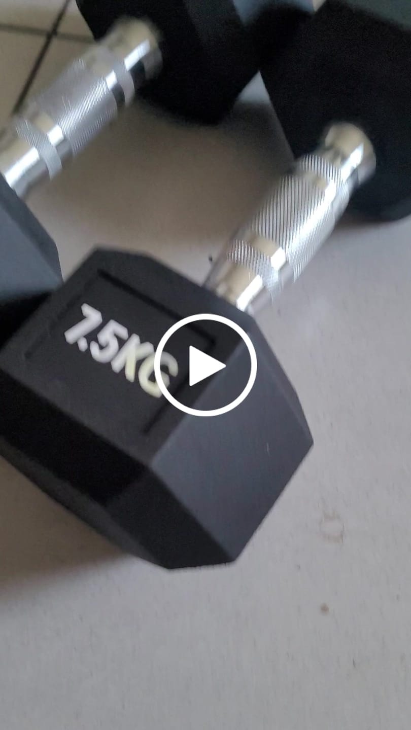 Customer video review of Mancuerna Hexagonal (2.5 a 50 kg) IRONSIDE