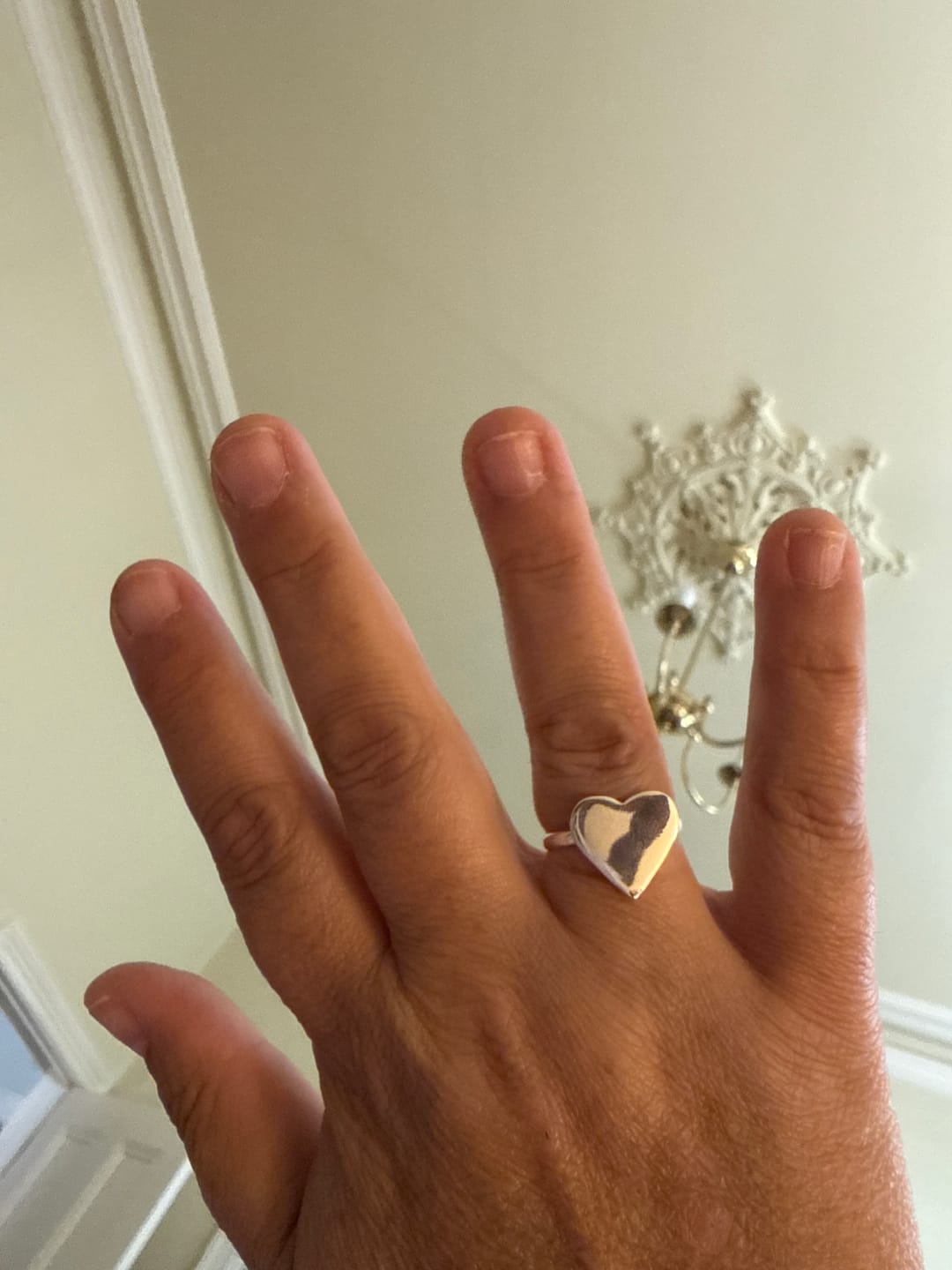 Customer photo review of Self Love Heart Ring