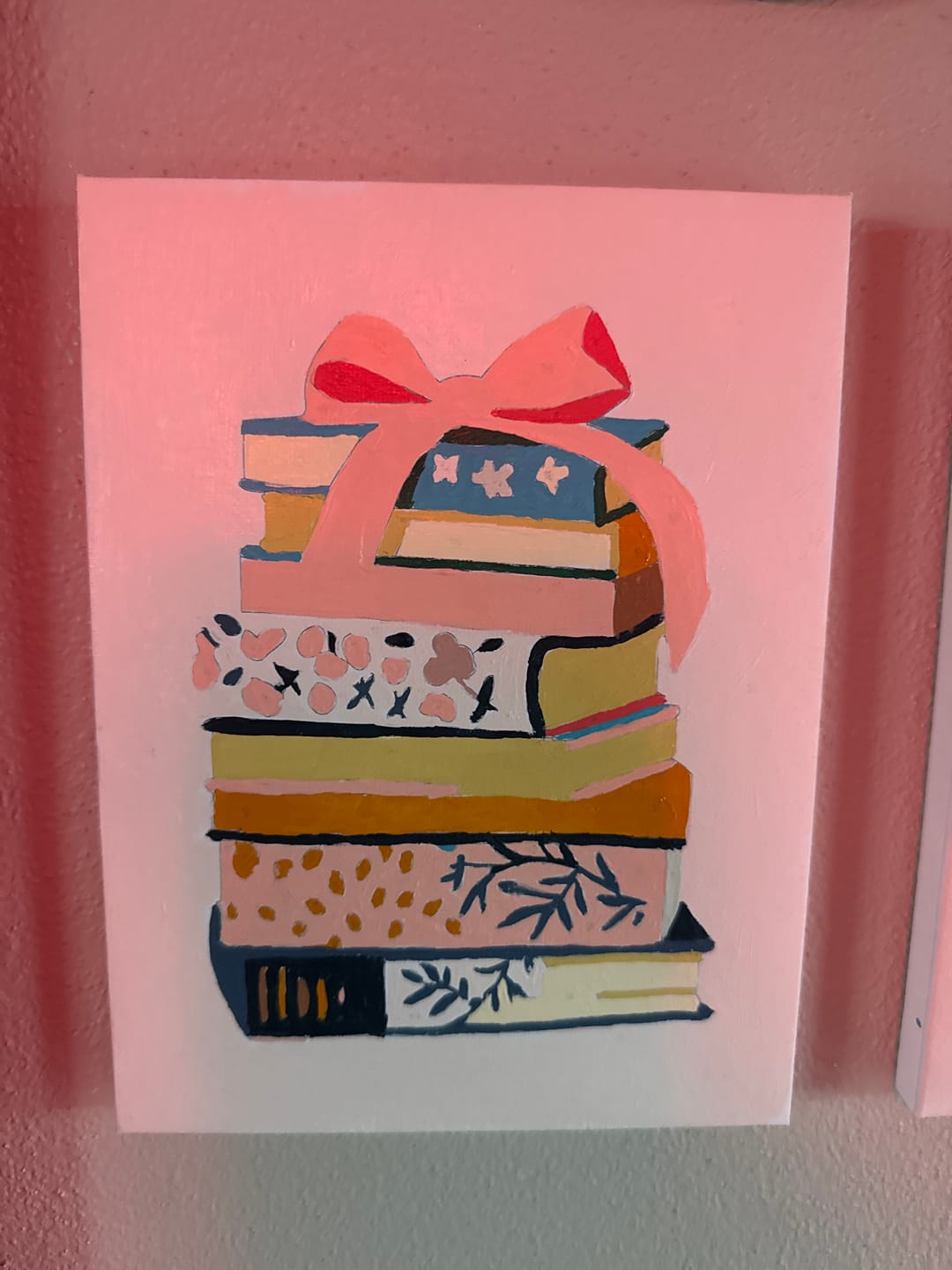 Customer photo review of 6 Mini Paintings - Colorful Books Set