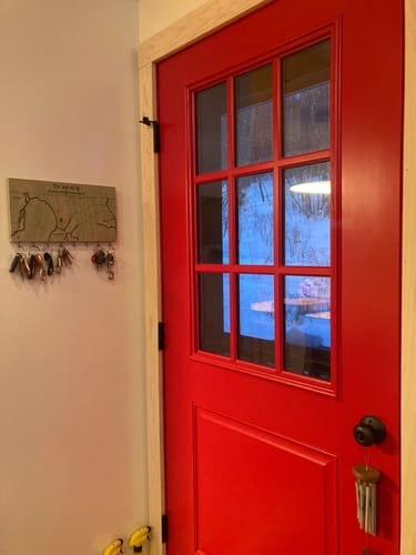 Customer photo review of Custom Coordinates Key Holder Wall Rack with Hooks - Personalized City Map Key Organizer for Housewarming Gift