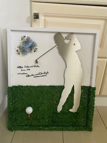 Customer photo review of Gartenstecker Golfer