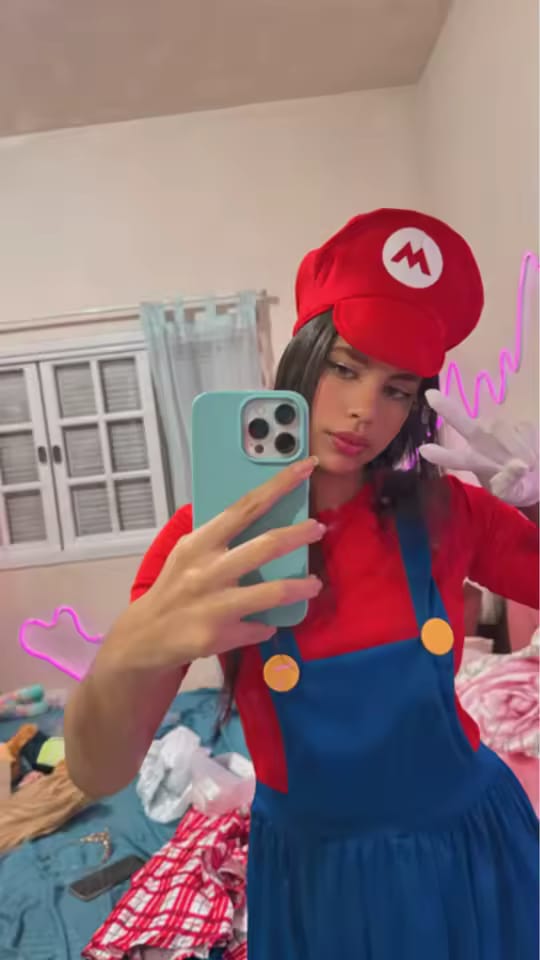Customer photo review of Mario & Luigi Cosplay Kostüm – Jumpsuit & Kleid Set (Unisex)