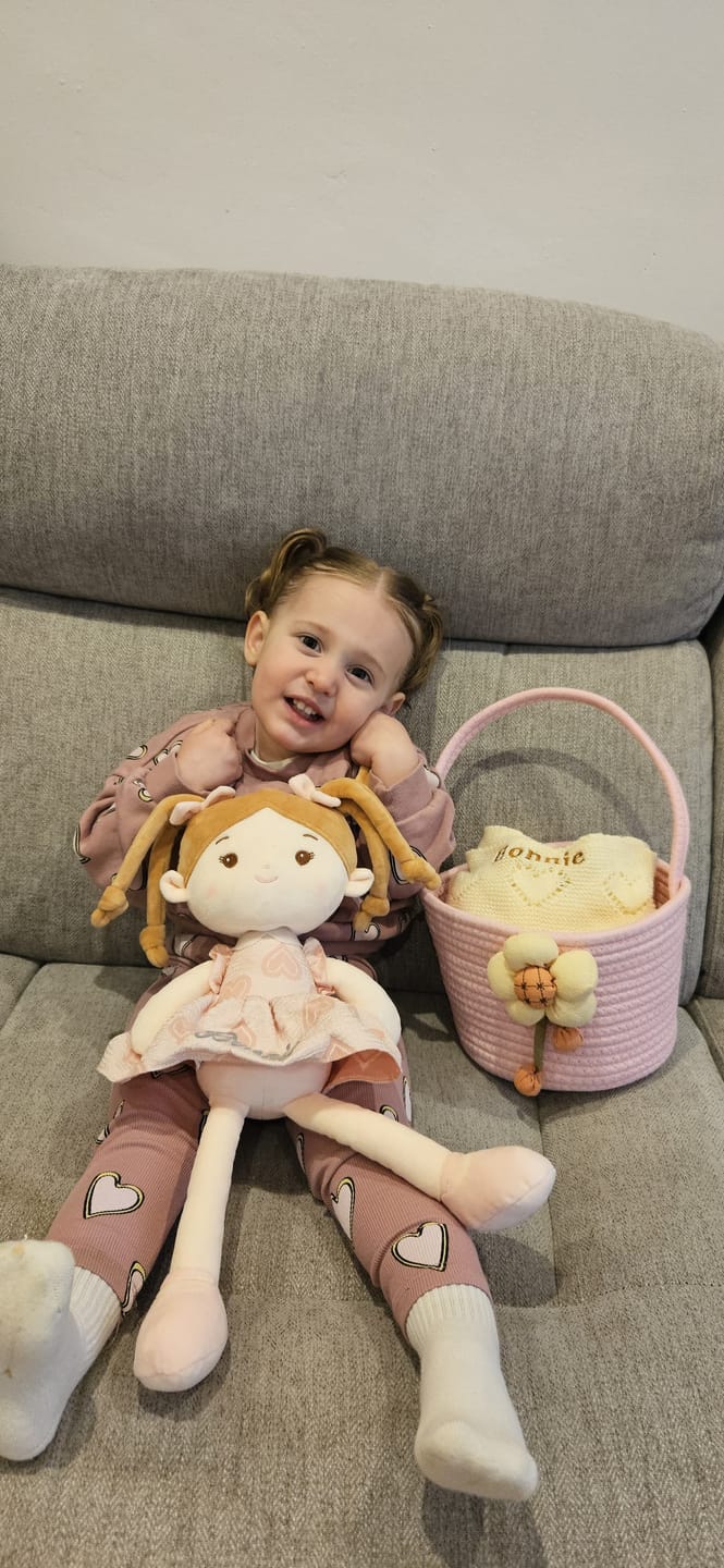Customer photo review of Personalized Love Basket