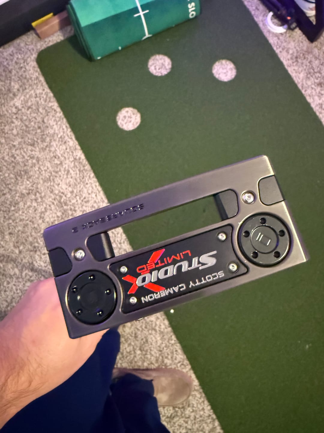 Customer photo review of Satin Black PVD Head Weights Compatible With Scotty Cameron Large Thread Putters