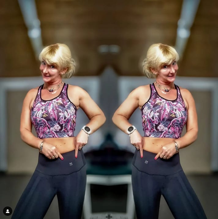 Customer photo review of 1 x Resistance Band Leggings