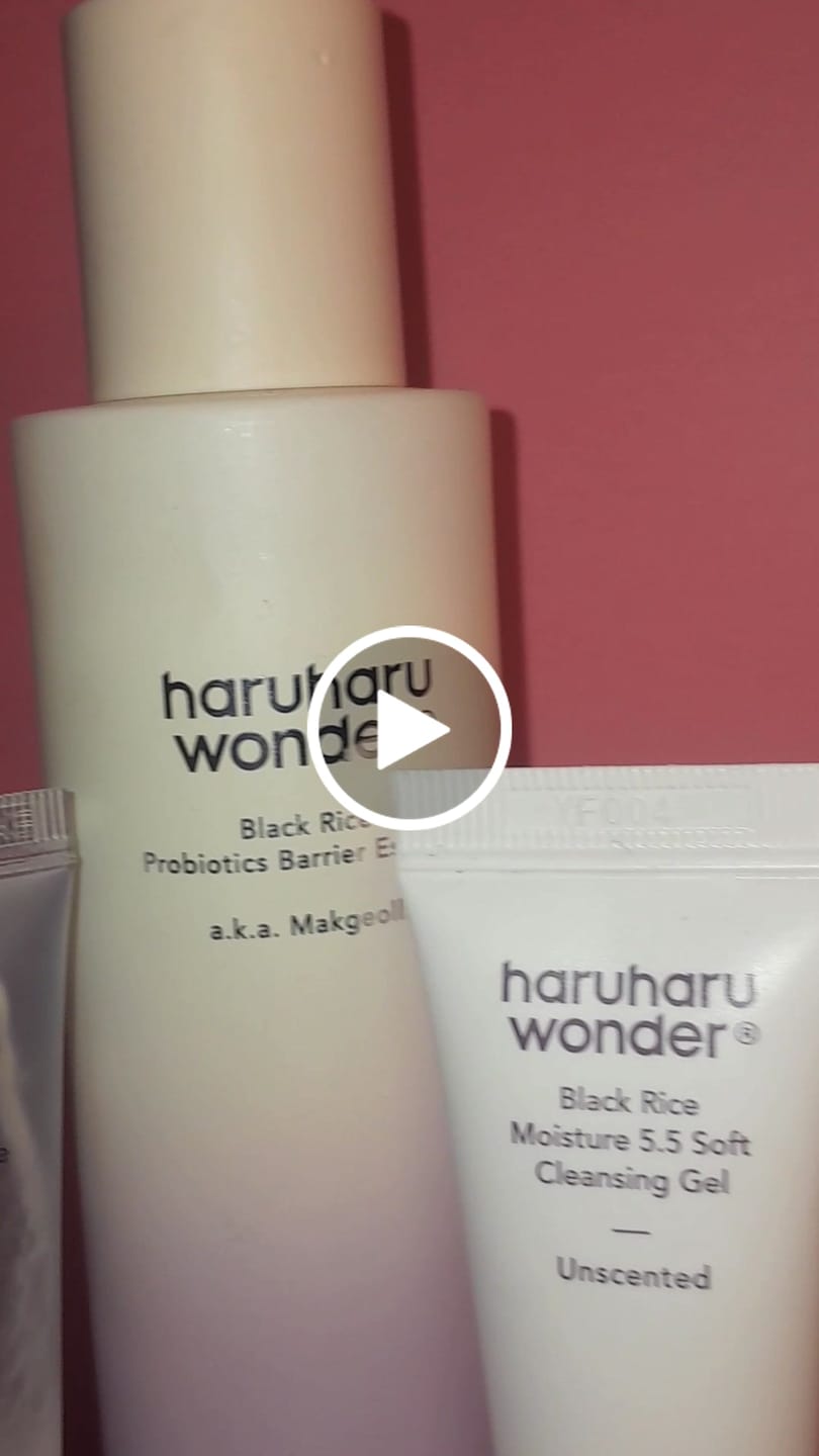 Customer video review of Black Rice Hyaluronic Toner / / Free of Alcohol & Fragrance