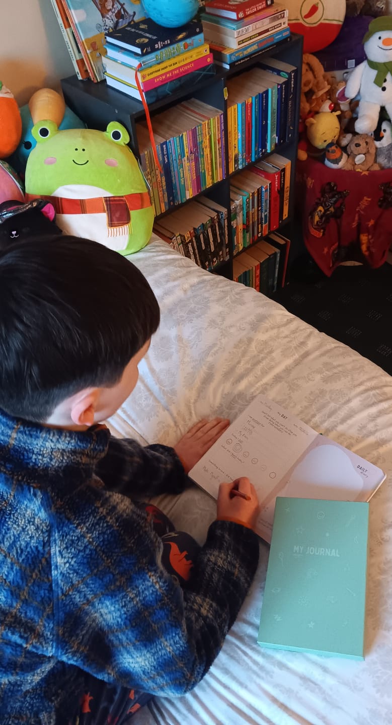 Customer photo review of The Head Plan Kids Journal