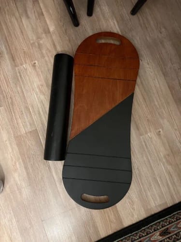 Customer photo review of Siyah/Kahve Denge Tahtası – Sörf Eğitim Tahtası – Kaykay Eğitim Tahtası – Balance Board – Roller Board – RB16