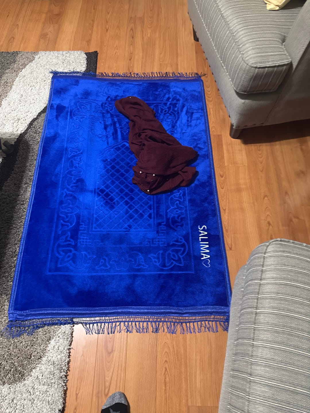 Customer photo review of 4 PRAYERMATS - FAMILY SET