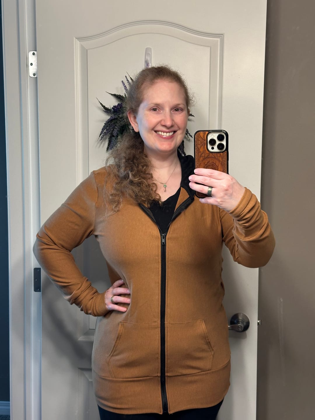 Customer photo review of *Pre-Sale* Zip Up Hoodie
