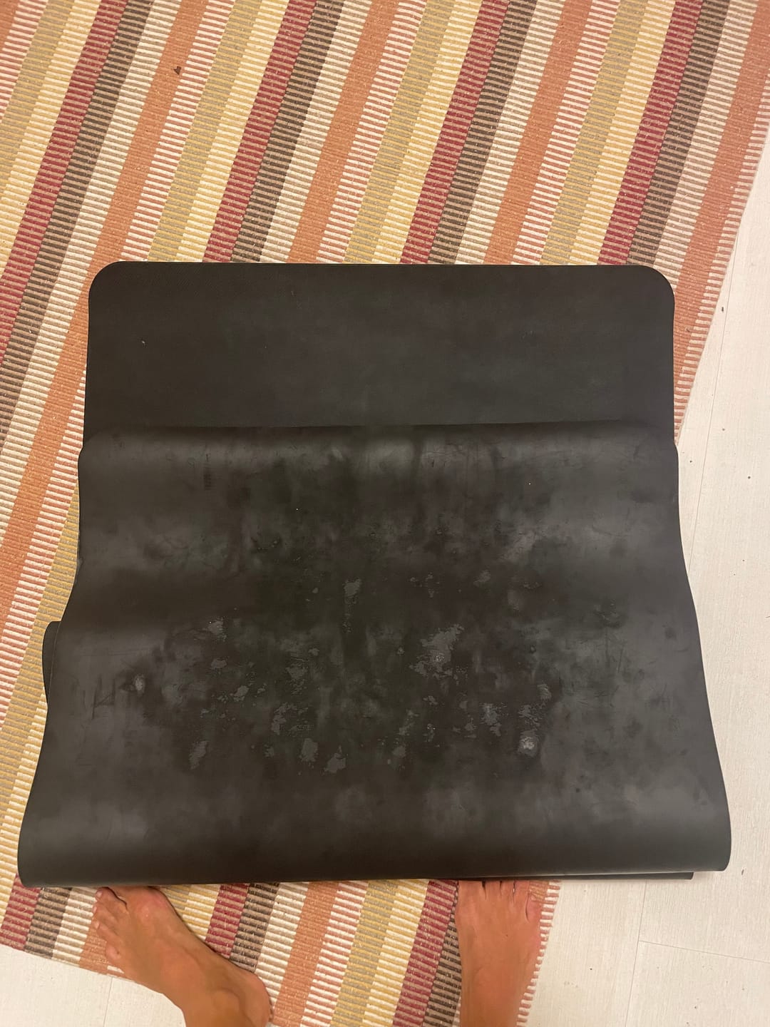 Customer photo review of Tapete de Yoga em PU | Black Mat PRO
