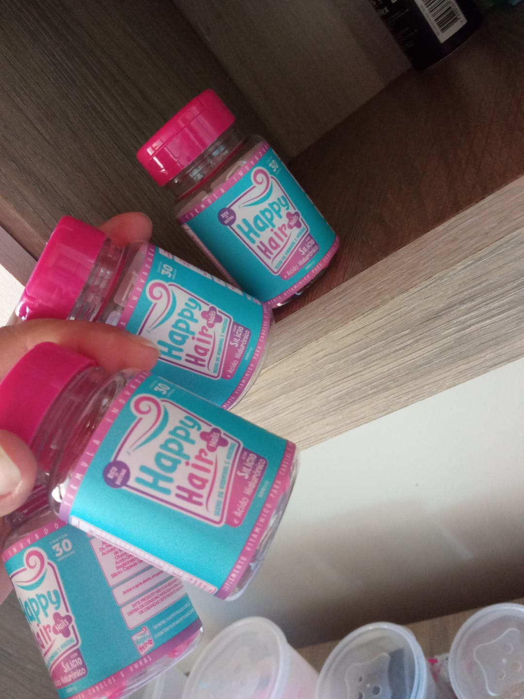 Customer photo review of Happy Hair 3 Potes Embaixadores