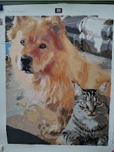 Customer photo review of Custom Portrait Paint By Numbers