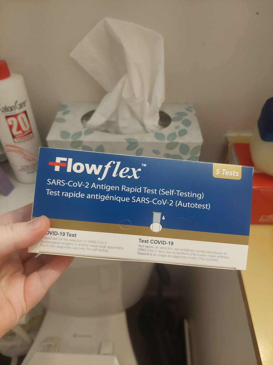 Customer photo review of Flowflex COVID-19 Antigen Rapid Test Kit