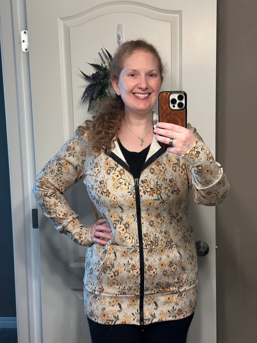 Customer photo review of *Pre-Sale* Zip Up Hoodie