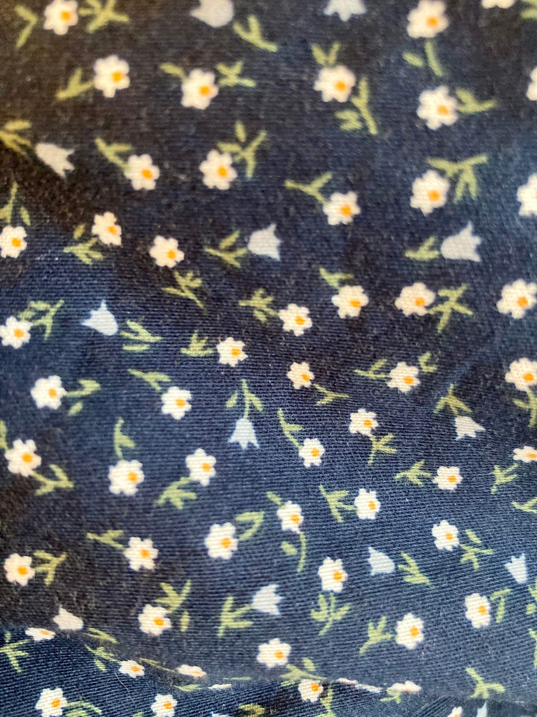 Customer photo review of Tiny Garden Cotton Sateen Fabric